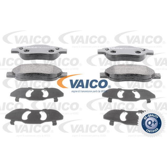 Vaico Brake Pad Set, disc brake to suit Hyundai, Peugeot, Citroën