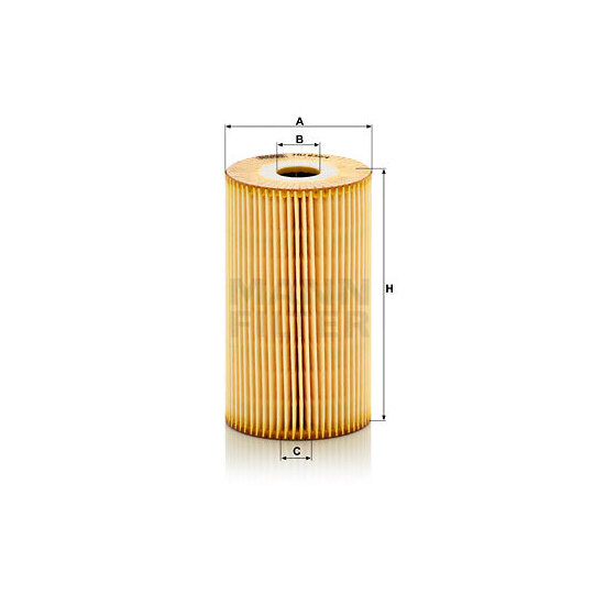 Mann-Filter Oil filter to suit Mercedes-Benz