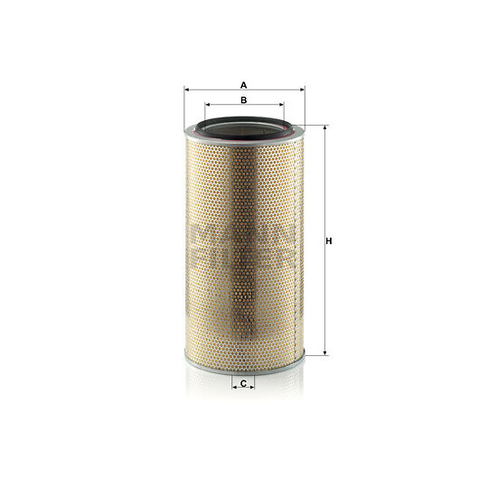 Mann-Filter Air filter to suit Iveco