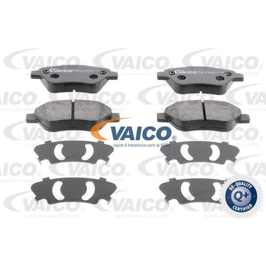 Vaico Brake Pad Set, disc brake to suit Peugeot, Citroën, Fiat