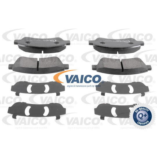 Vaico Brake Pad Set, disc brake to suit Peugeot, Citroën, Renault