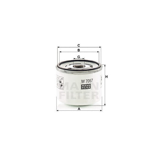 Mann-Filter Oil filter to suit Ford