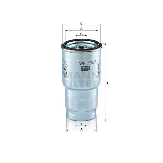Fleetguard Fuel filter to suit Toyota, Mazda, Cummins