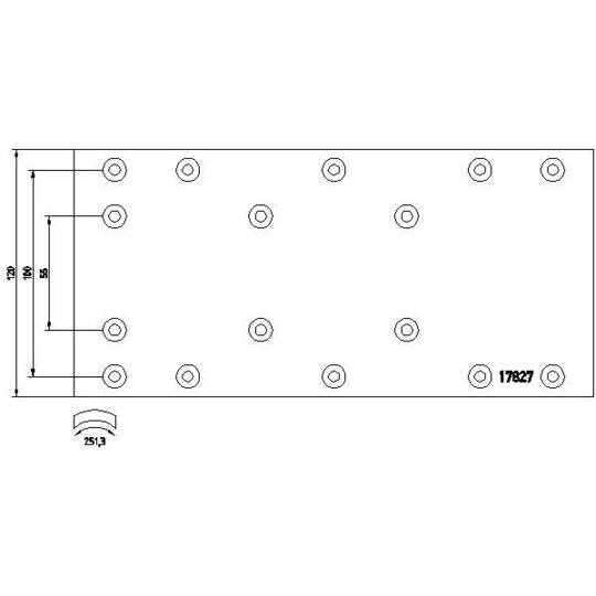 Textar Brake Lining Kit, drum brake to suit Iveco, Volvo, Renault Trucks