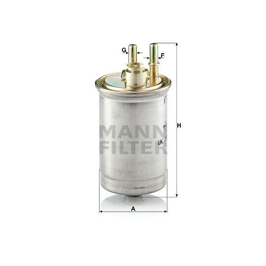 Mann-Filter Fuel filter to suit Ford