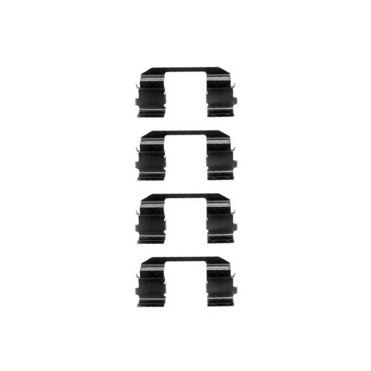 Textar Accessory Kit, disc brake pad