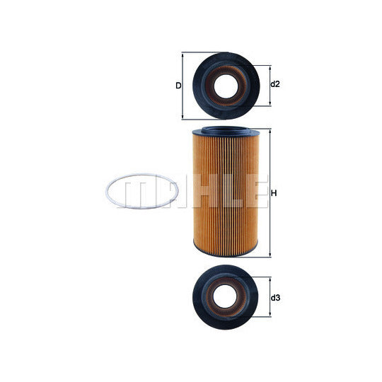 Mahle Oil Filter to suit Daf