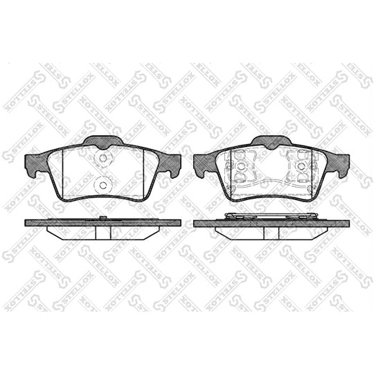 Stellox Brake Pad Set, disc brake to suit Ford, Mazda, Nissan