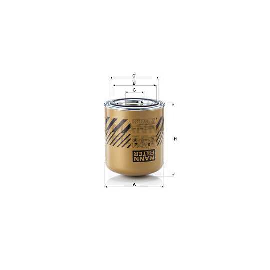 Mann-Filter Air Dryer Cartridge, compressed-air system to suit Daf