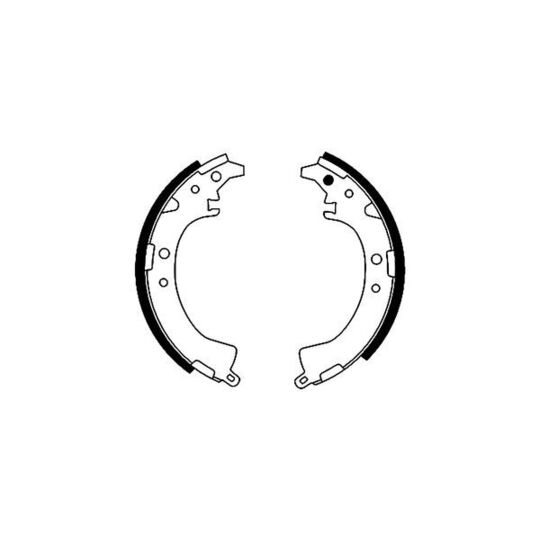 Textar Brake Shoe Set to suit Toyota