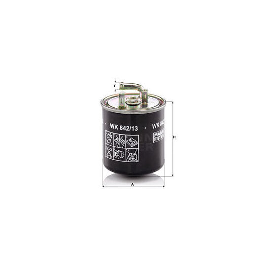 Mann-Filter Fuel filter to suit Mercedes-Benz
