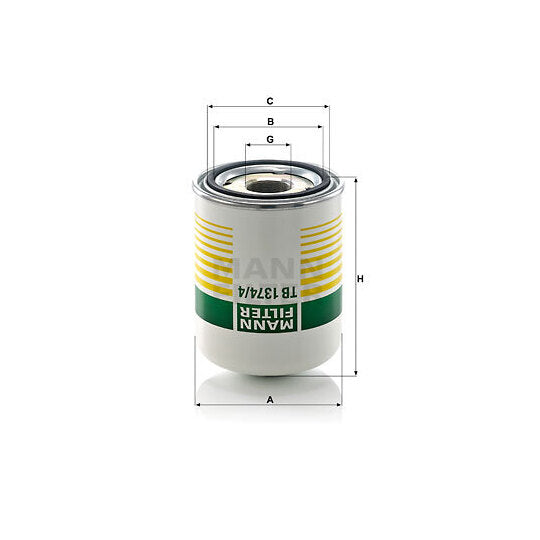 Mann-Filter Air Dryer Cartridge, compressed-air system to suit Mercedes-Benz, Man, Renault Trucks