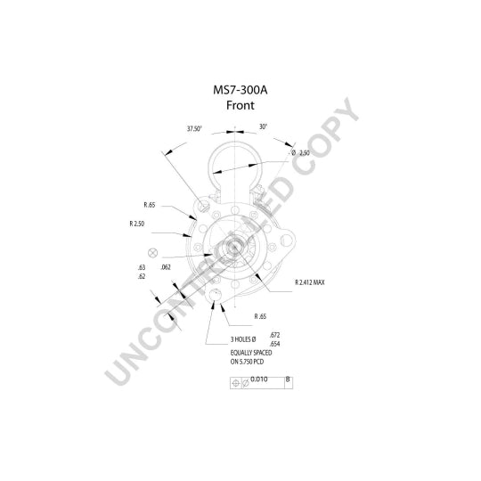 Prestolite Electric Starter to suit Ford, Fiat, Volvo