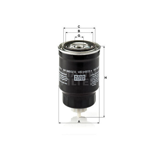 Donaldson Fuel filter to suit Ud Trucks
