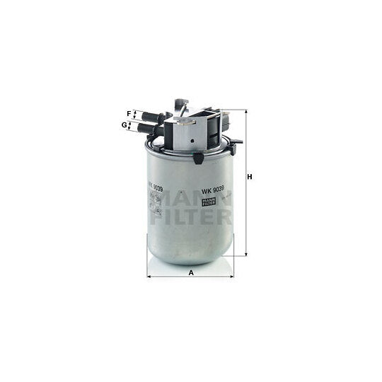 Mann-Filter Fuel filter to suit Nissan