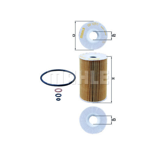 Mahle Oil Filter to suit BMW