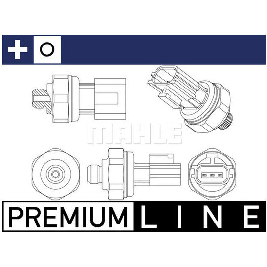Mahle Pressure Switch, air conditioning to suit Mazda, Nissan, Renault