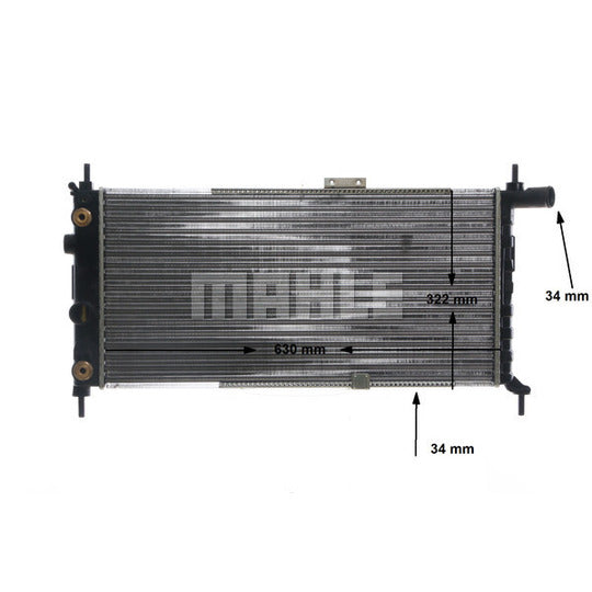 Mahle Radiator, engine cooling to suit Opel, Vauxhall