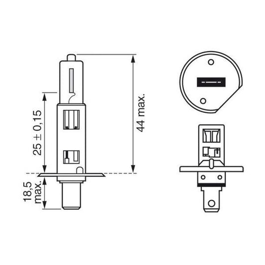 Bosch Bulb to suit Mitsubishi, Ford, Audi