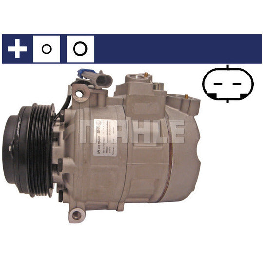 Mahle Compressor, air conditioning to suit Opel, Vauxhall