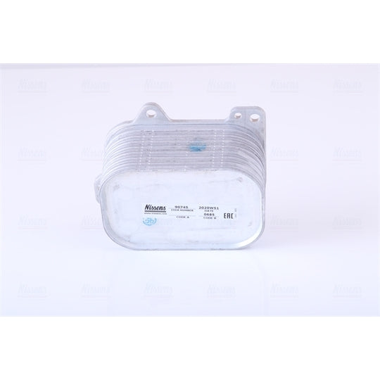 Nissens Oil Cooler, engine oil to suit Audi, VW, Seat