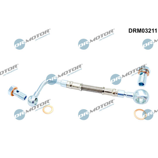Dr.Motor Automotive Oil Pipe, charger to suit Ford, Volvo