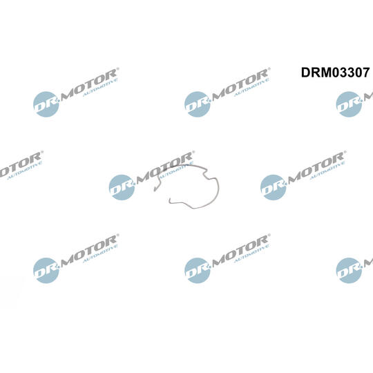 Dr.Motor Automotive Fastening Clamp, charge air hose to suit BMW, Mercedes-Benz, Renault