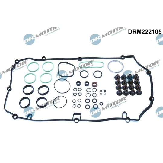 Dr.Motor Automotive Gasket Set, cylinder head cover to suit BMW