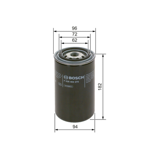 Bosch Fuel filter to suit Leyland, Daf, Renault Trucks