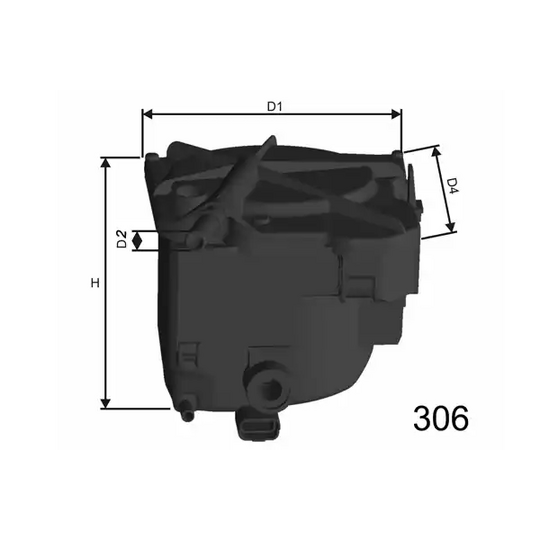 Misfat Fuel filter to suit Ford, Mazda, BMW