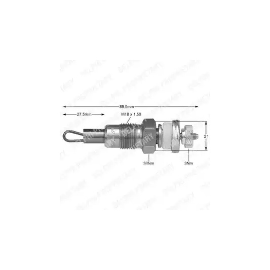 Delphi Glow Plug to suit VW, Mercedes-Benz, Case