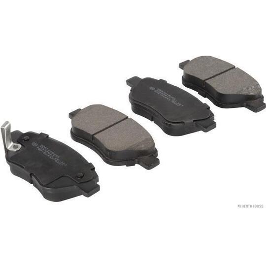 Herth+Buss Jakoparts Brake Pad Set, disc brake to suit Fiat, Chevrolet, Opel