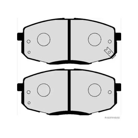 Herth+Buss Jakoparts Brake Pad Set, disc brake