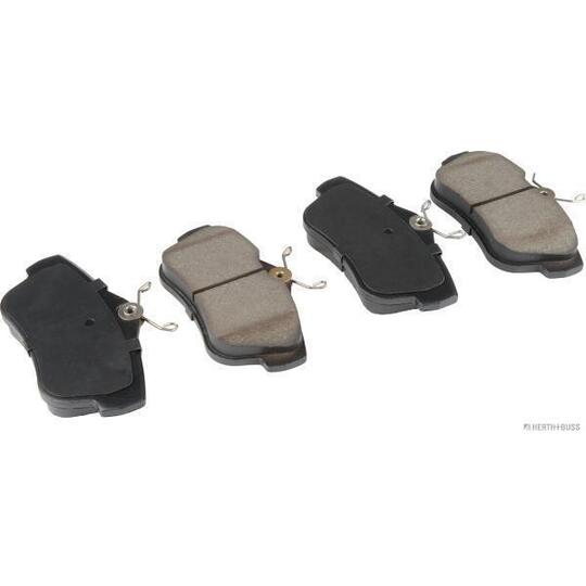 Herth+Buss Jakoparts Brake Pad Set, disc brake to suit Toyota, Peugeot, Citroën