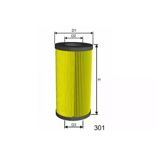 Misfat Oil filter to suit Audi, Porsche