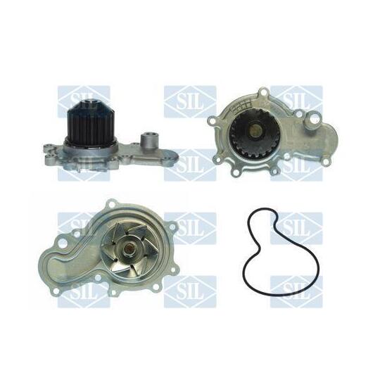 Saleri Sil Water Pump, engine cooling to suit Mitsubishi, Chrysler, Jeep