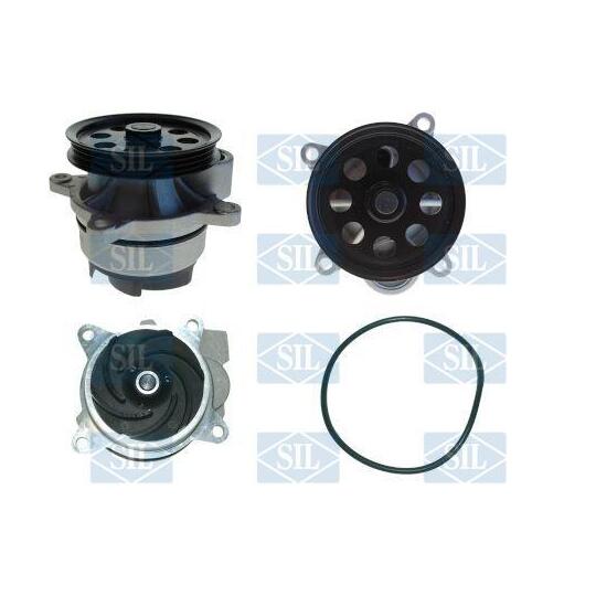 Saleri Sil Water Pump, engine cooling to suit Ford, Bugatti