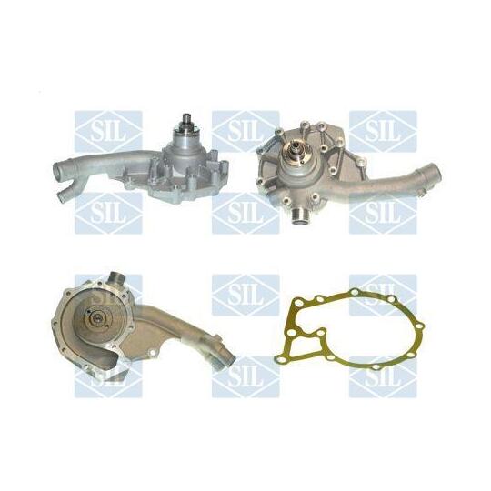 Saleri Sil Water Pump, engine cooling to suit Mercedes-Benz, Bugatti