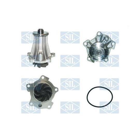 Saleri Sil Water Pump, engine cooling to suit Ford, Bugatti
