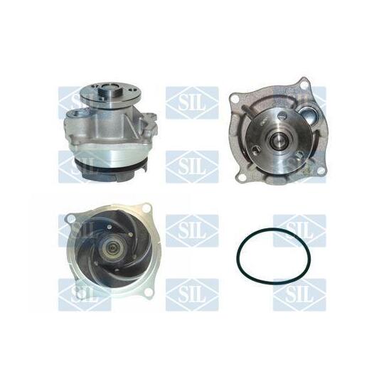 Saleri Sil Water Pump, engine cooling to suit Ford, Mazda, Bugatti