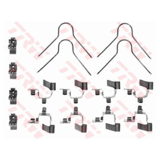 Trw Accessory Kit, disc brake pad to suit Toyota