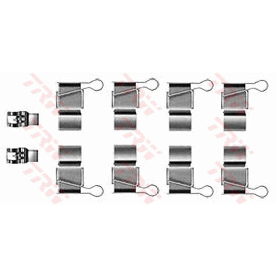Trw Accessory Kit, disc brake pad to suit Toyota