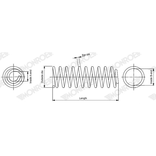 Monroe Coil Spring to suit Audi
