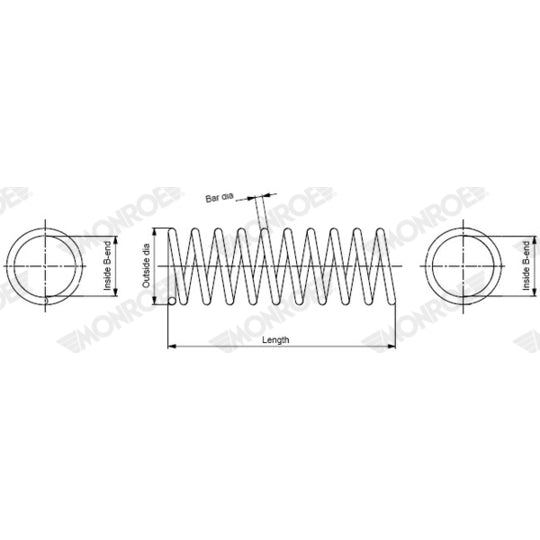 Monroe Coil Spring to suit Hyundai
