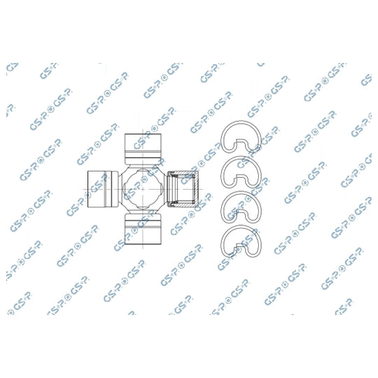 Gsp UJ900227 Joint, propshaft to suit Toyota, Ford, Nissan