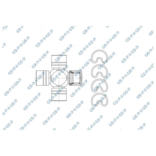 Gsp UJ900227 Joint, propshaft to suit Toyota, Ford, Nissan