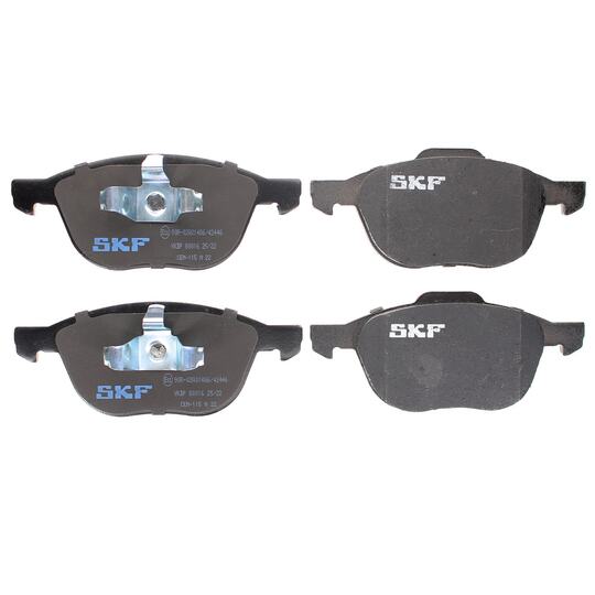 Skf VKBP 80016 Brake Pad Set, disc brake to suit Ford, Mazda, Renault