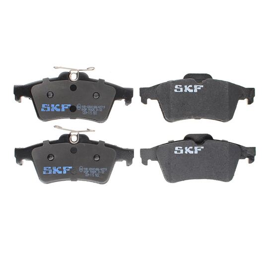 Skf VKBP 90025 Brake Pad Set, disc brake to suit Ford, Mazda, Nissan