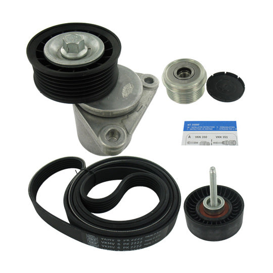 Skf V-Ribbed Belt Set to suit Ford, Volvo