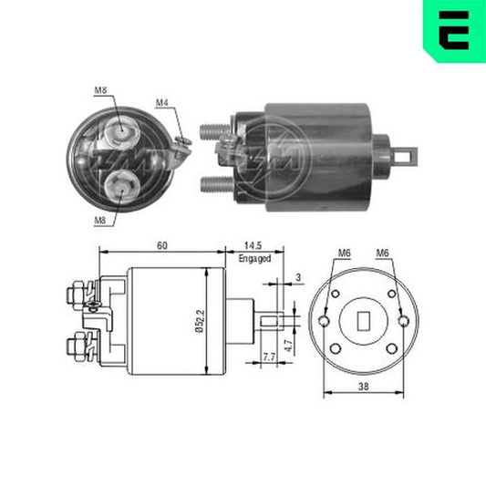 Era Solenoid Switch, starter to suit Hitachi, Opel, Isuzu